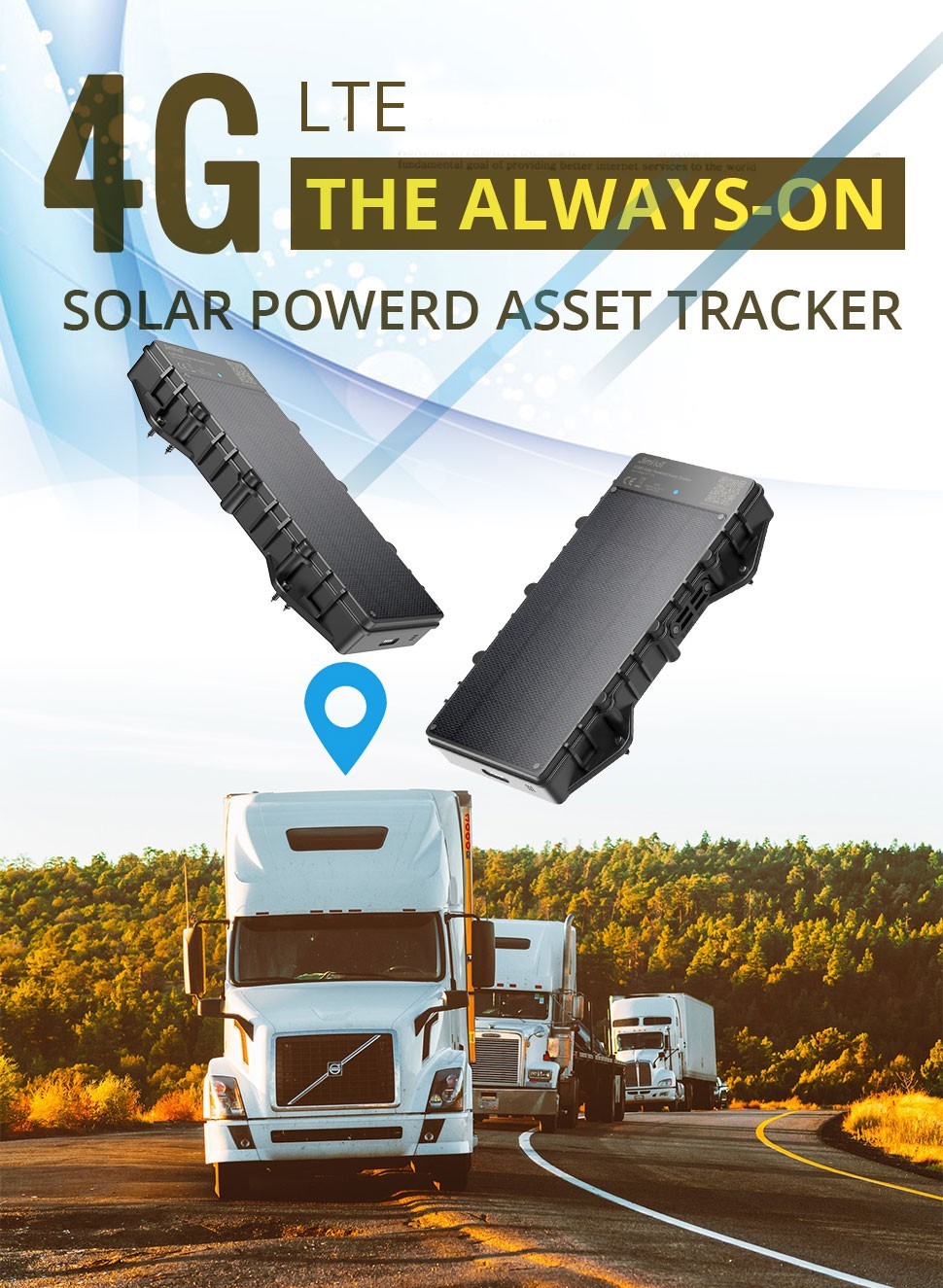 Соларен GPS локатор 4G с GPS/WIFI/BDS/LBS + 10000mAh батерия и IP67 защита