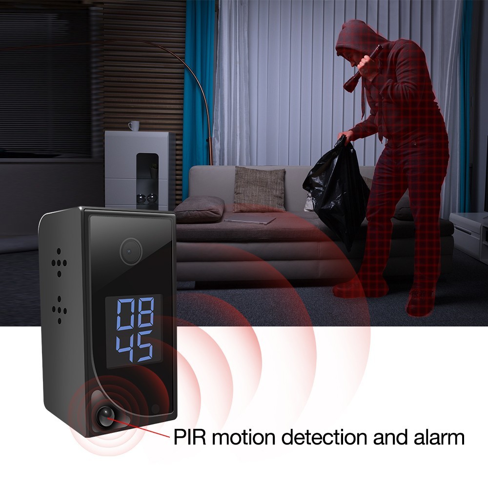 скрита камера PIR детектор за движение и известяване за аларма