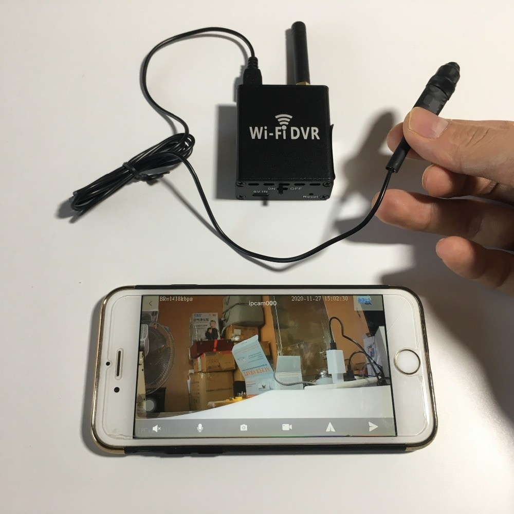 WiFi шпионски модул P2P Наблюдение на живо - камера с дупка