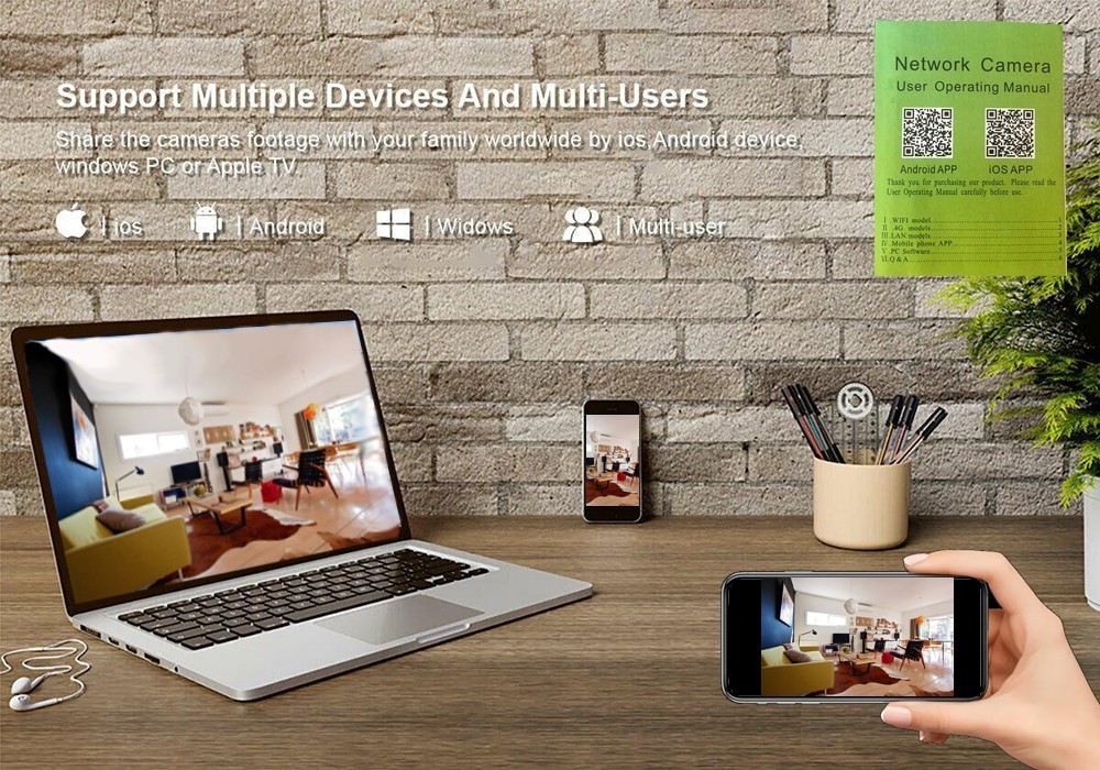 pinhole комплект wifi модул - мобилно приложение за ios и android