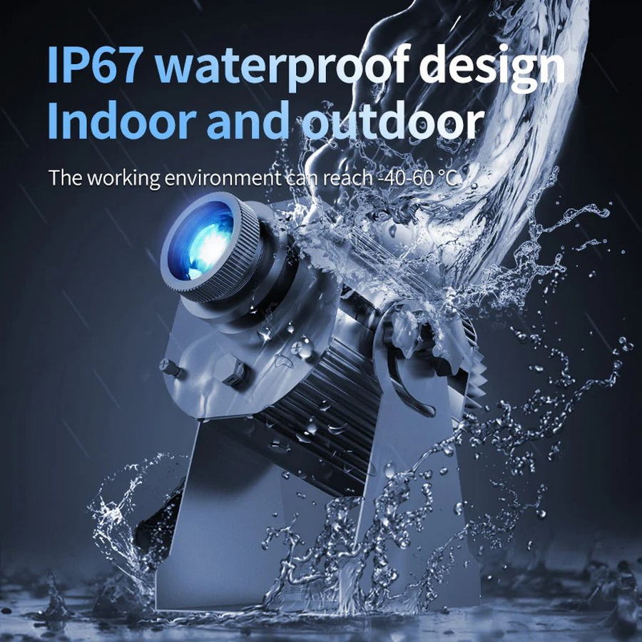 рекламен проектор IP67 водоустойчив