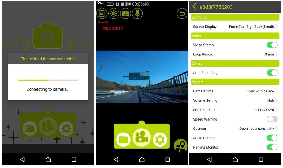 приложение от DOD Android/iOS - dod камера за кола