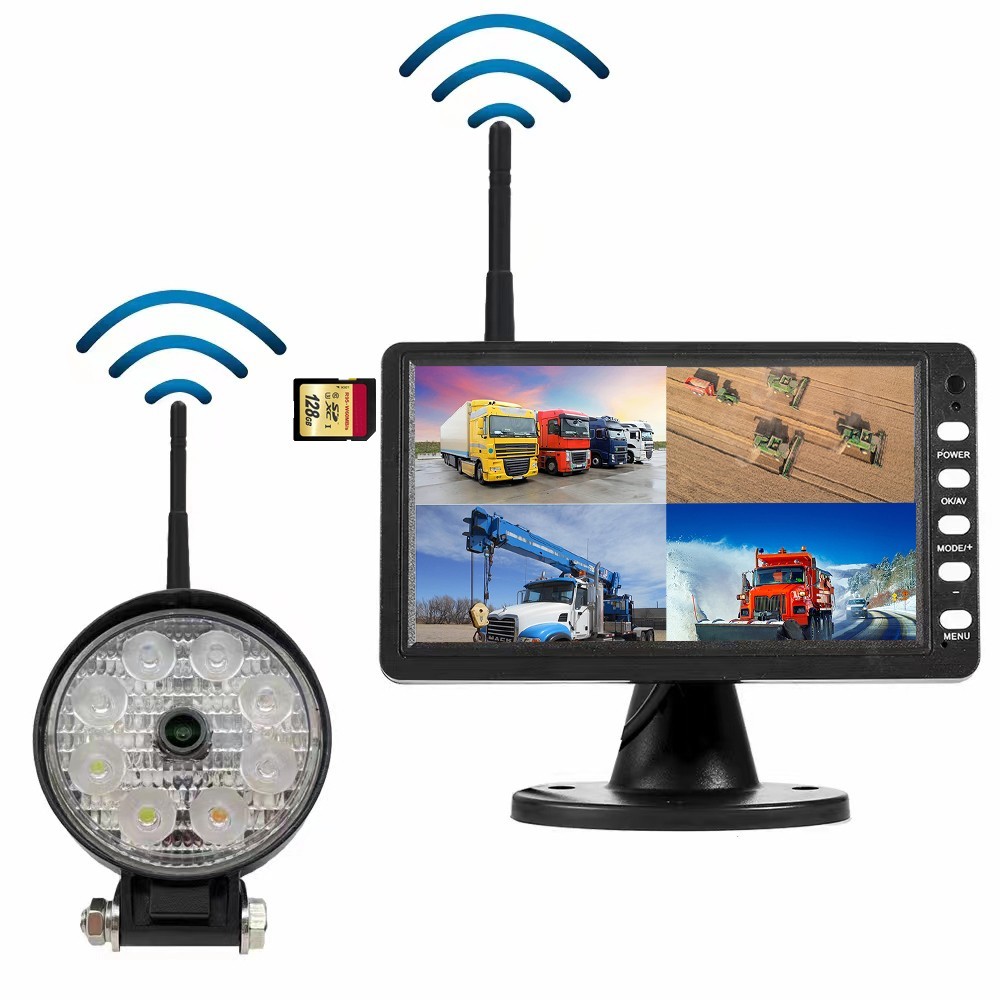 Водоустойчива IP68 допълнителна 120° камера за кола WIFI HD + 18 IR светодиода