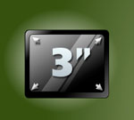 3 инча широк екран