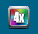 4x увеличение
