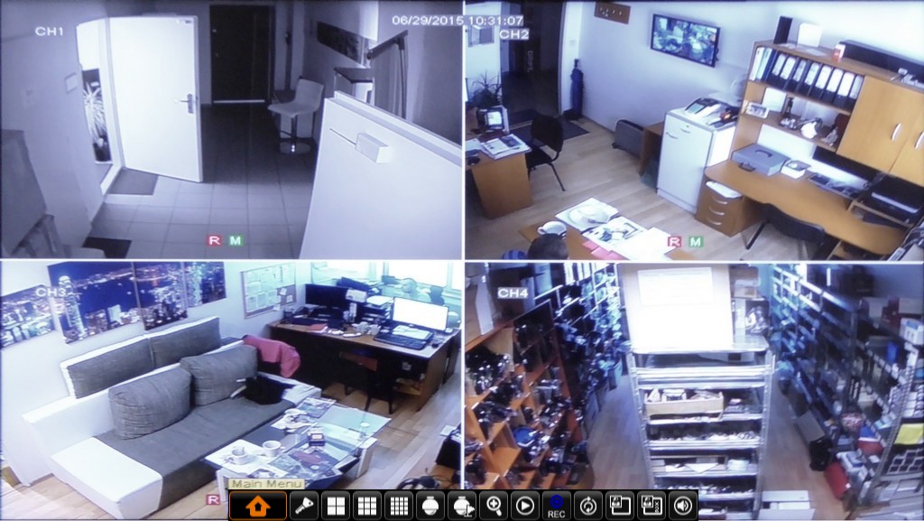 Настройка на IQ DVR CCTV Запис на живо