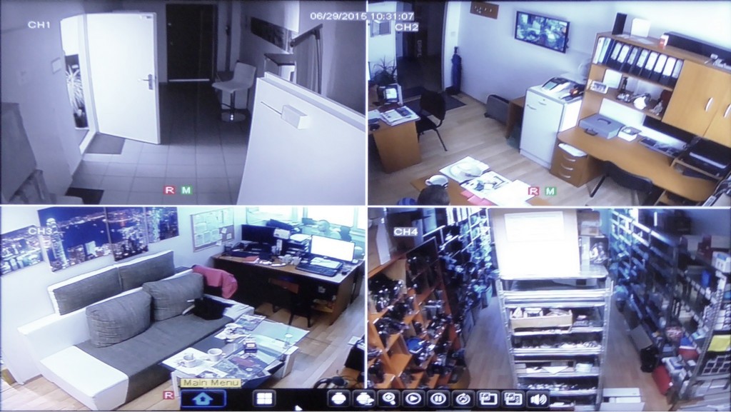 IQ настройка DVR CCTV запис на живо