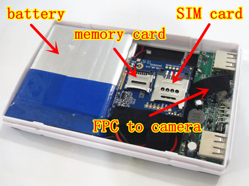 Gsm powerbank с камера на sim карта