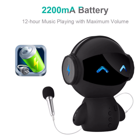 Bluetooth високоговорител с батерия 2200mAh