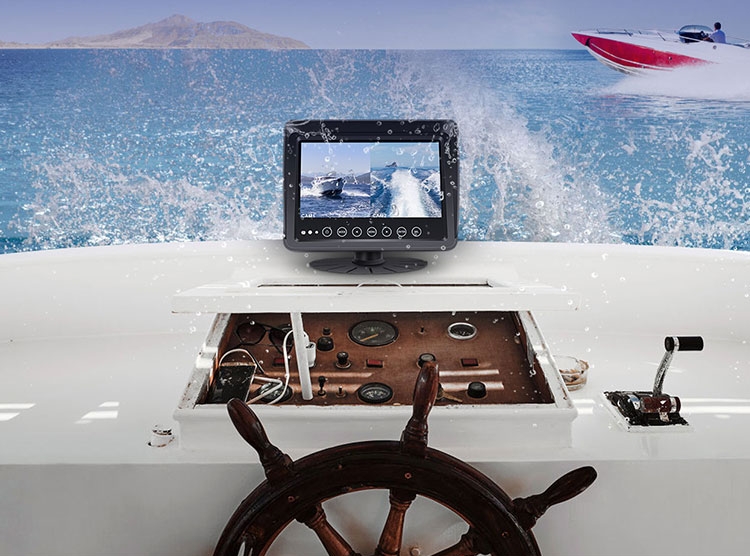 водоустойчив монитор за яхта или лодка