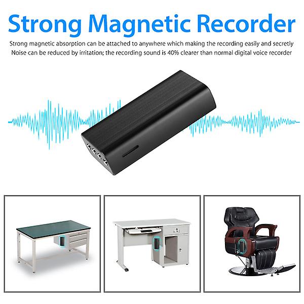 аудио рекордер с магнит - шпионски аудио диктофон