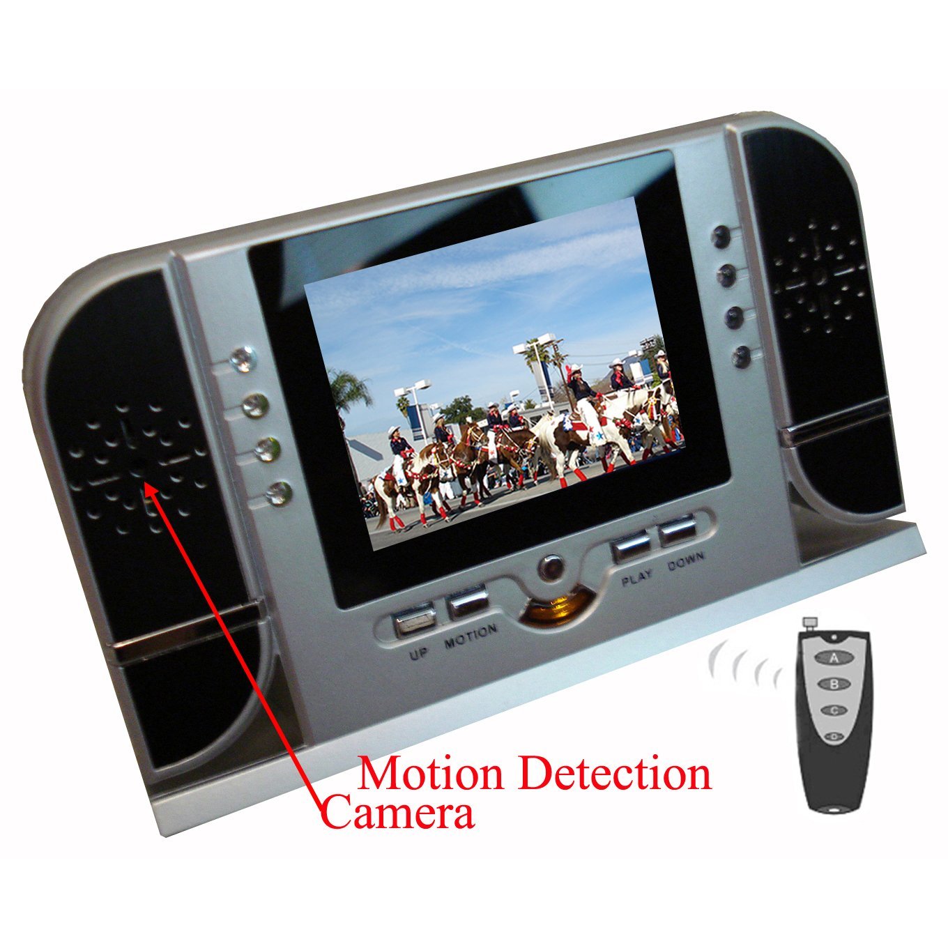 LCD будилник с камера + детекция на движение + нощен IR LED
