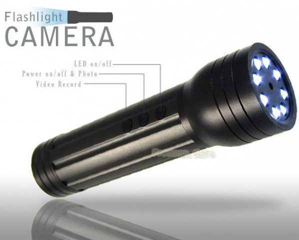 Фенерче с камера - 8x High Power LED
