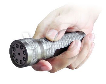 Фенер с камера и нощно виждане - 8 IR LED
